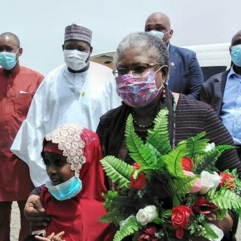 The New Director General of the World Trade Organization Dr. Ngozi Okonjor-Iweala on a working visit to Nigeria by Century News Update