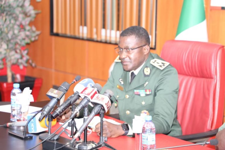 Senegal Army Chief in Abuja!