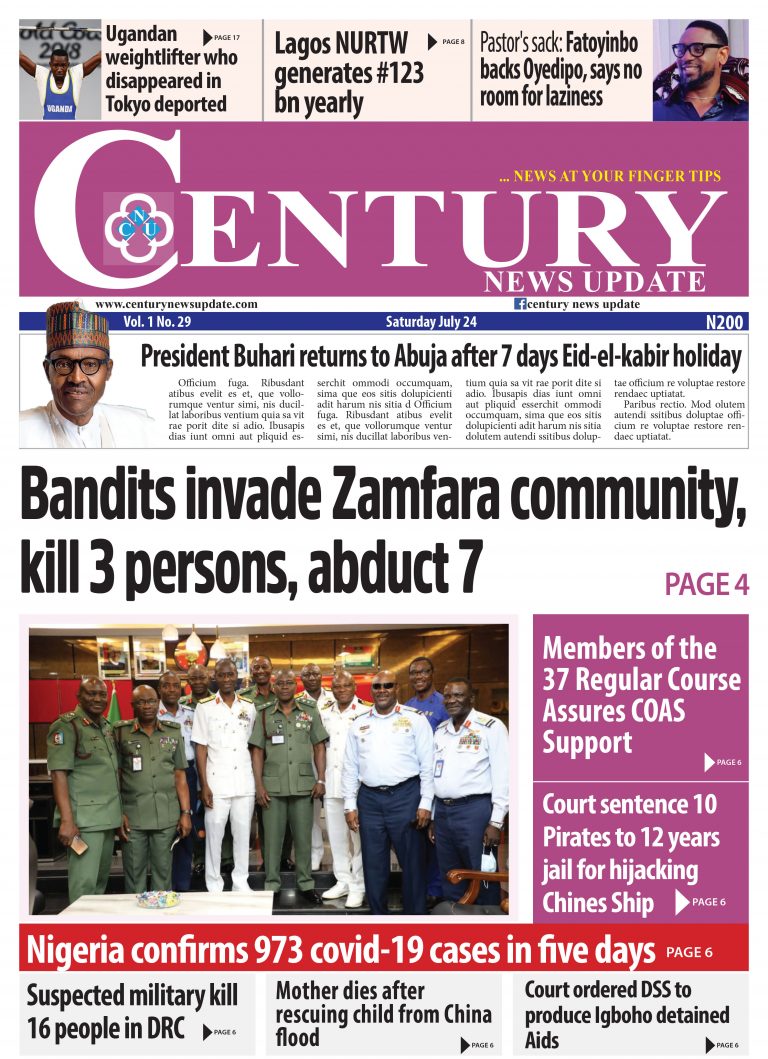 Saturday’s Cover