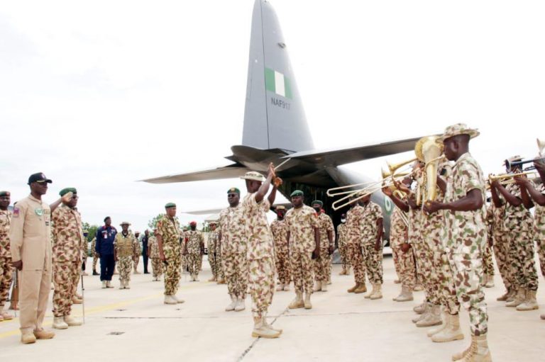 COAS Commences Welfare Flight For Troops of Operation Hadin Kai