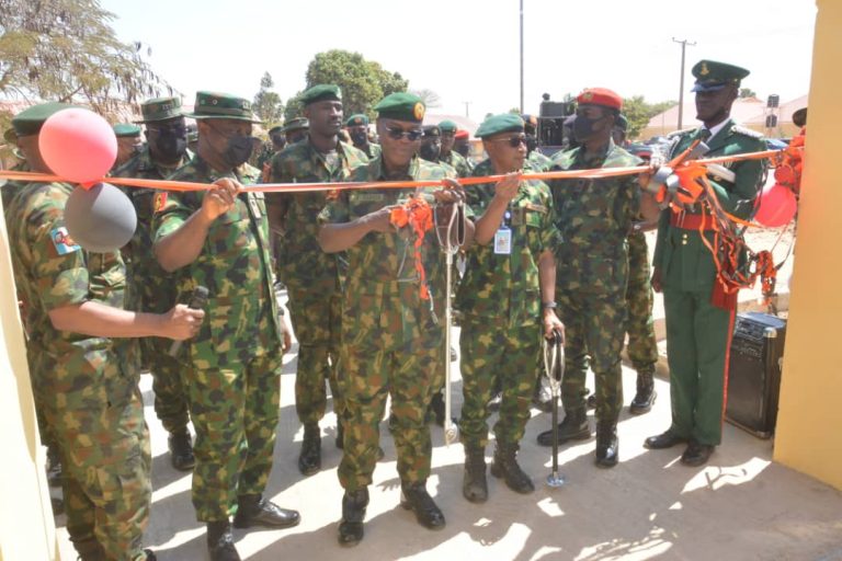 Army Chief Commissions Official Residence Of 1 Division RSM*