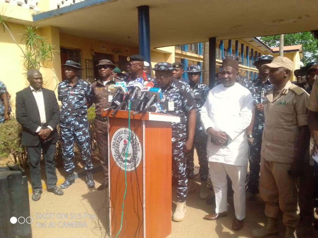 Police gets anti-riot protective gadgets amidst governorship, state Assembly polls in Plateau