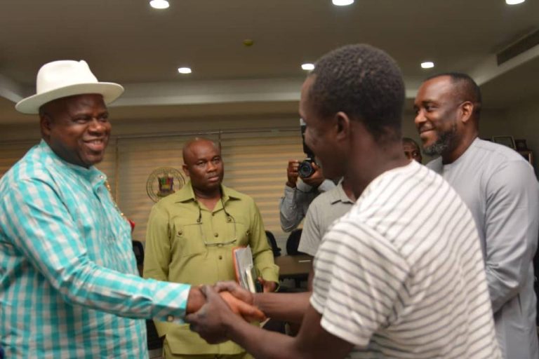 Bayelsa Officially Hands over Stranded Fishermen to Sao Tome and Principe