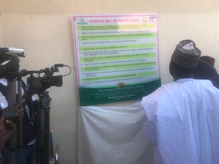 FCCPC Advocates for Patients Bill of Rights in Bauchi
