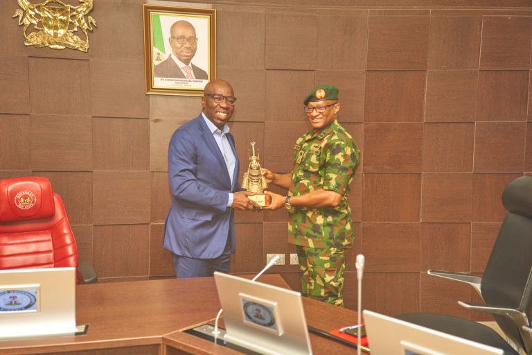 Governor Obaseki Commends Commitment of Nigerian Army to Peace and Security in Edo State