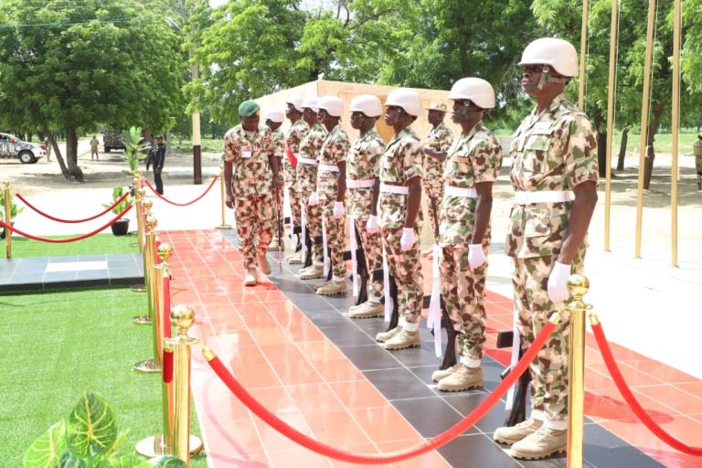 Continuation of Operational Tour: Chief of Army Staff Lays Wreath, Pays Tribute to Fallen Heroes in Monguno