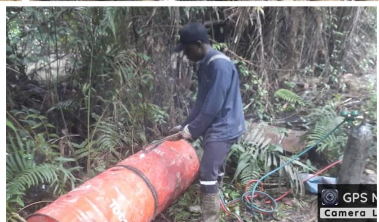 How Troops Uncovers Illegal Oil Bunkering Sites in Parts of Delta State