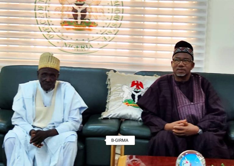 Bauchi Governor Receives His Primary School Teacher,Malam Shuaibu Wakili Durr
