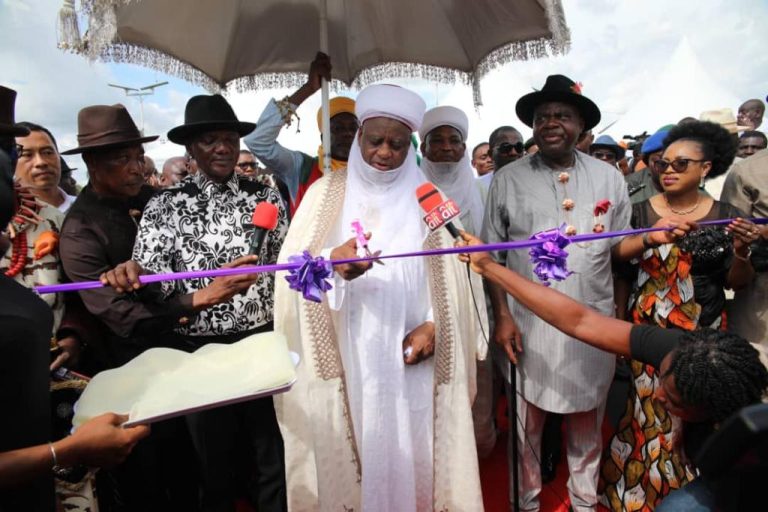 Sultan Inaugurates 10.2km Dual Carriageway In Bayelsa*My Administration Doesn’t Play Politics With Development, Says Gov Diri