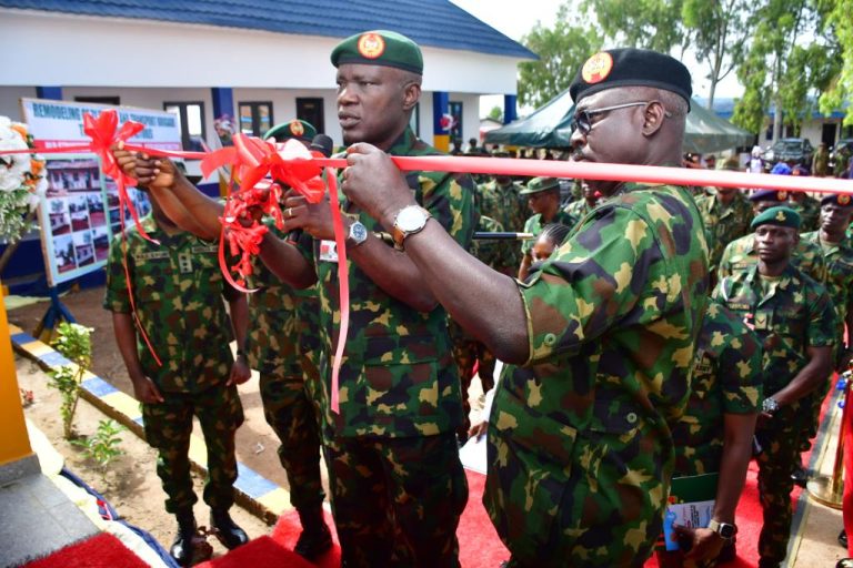 Jubilations as COAS Commissions newly Refurbished 71 Supply, Transport Brigade Training Wing, Kaduna