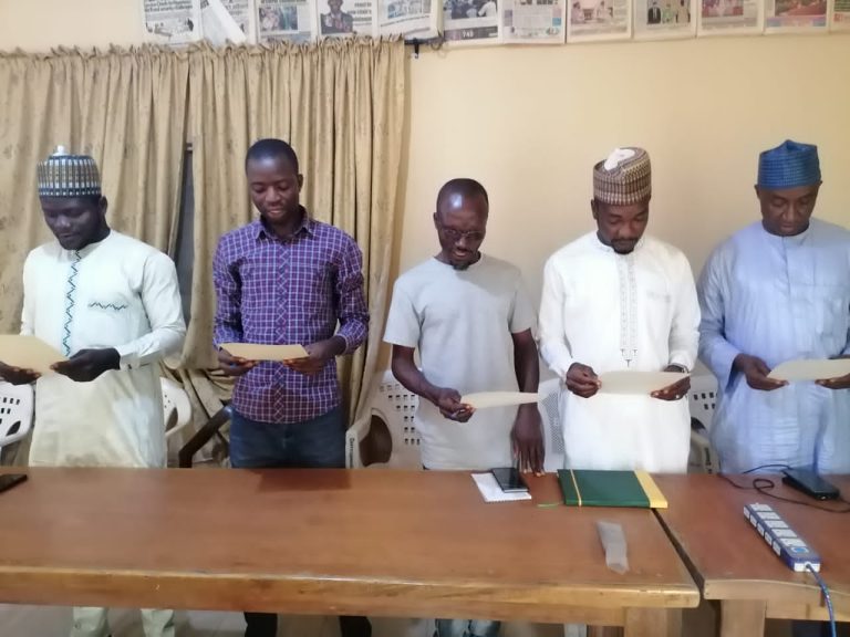 Bauchi Correspondents’ Chapel Swears-In-New Leadership