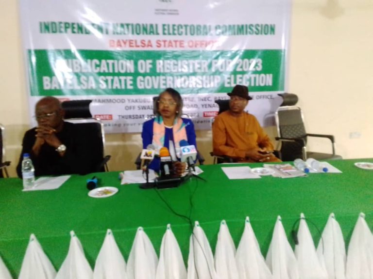 INEC releases Voters Register to political parties in Bayelsa,