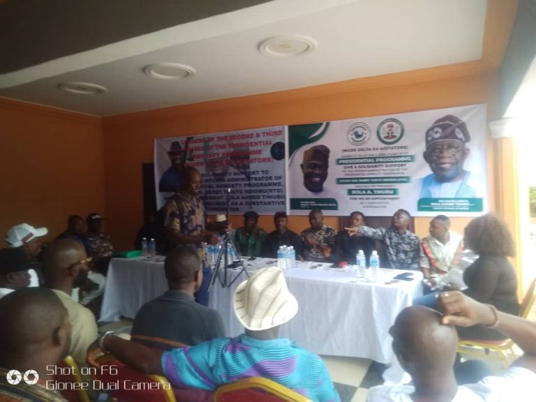 PAP: Ex – Agitators Lauds Ndiomu,s Strides, pleads with President for his reappointment