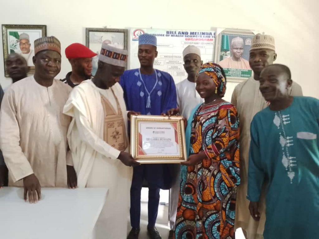 Kannywood Action Forum:Conferred Award of Humanitarian Services For Provost Garba Hussaini