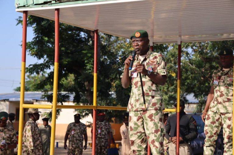 COAS Conduct on the Spot Assessment of Abogo Largema Military Cantonment, Directs Immediate Enrollment of Personnel, Families in NHIS