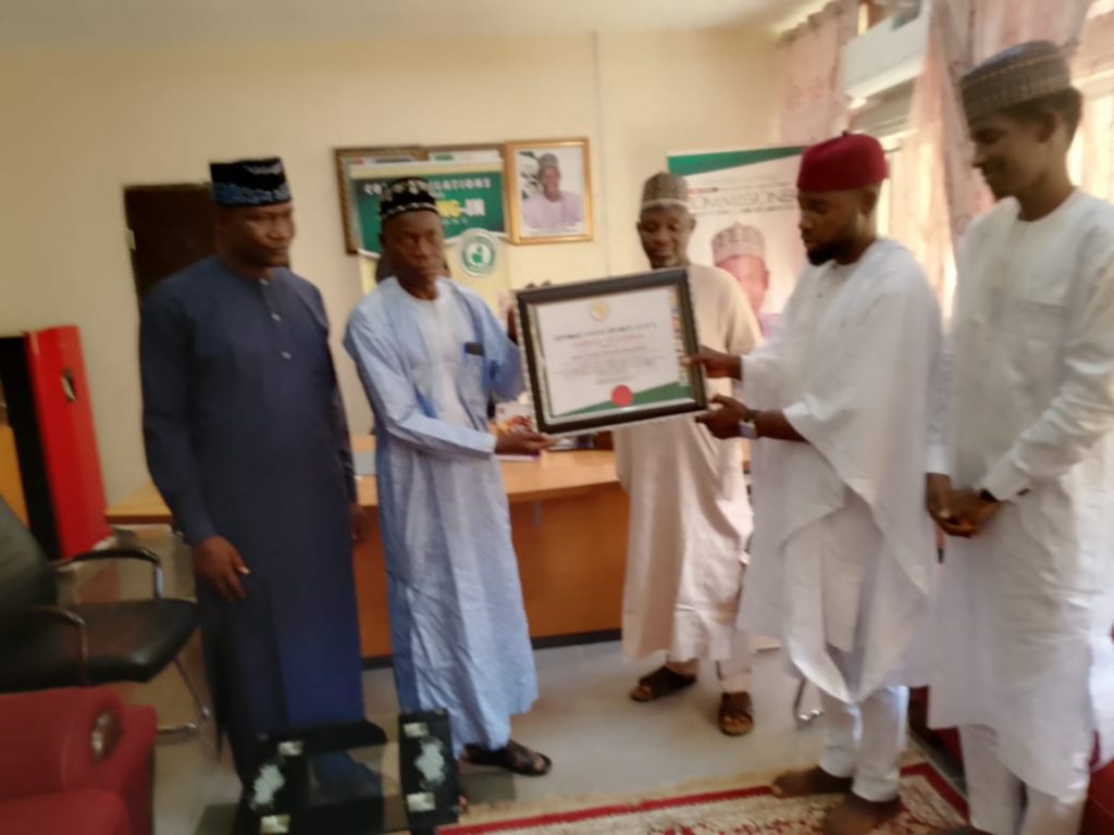 Bauchi commissioner For Works And Transport,Receives ECOWAS Youth Award In Bauchi