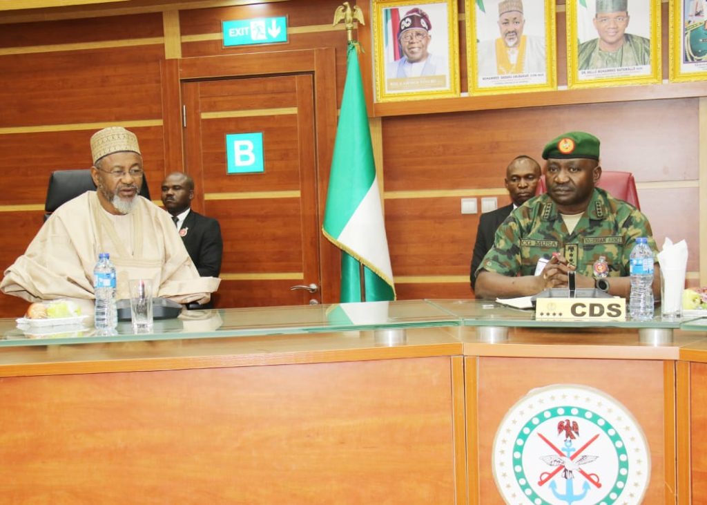 Leaders of Supreme Council for Sharia Pays Courtesy Visit to DHQ Commends CDS Handling Kaduna Community Bombing Incidence