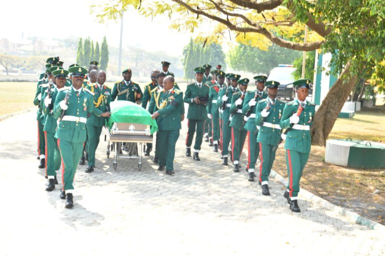 Late General Mohammed Chris Alli Buried in Abuja