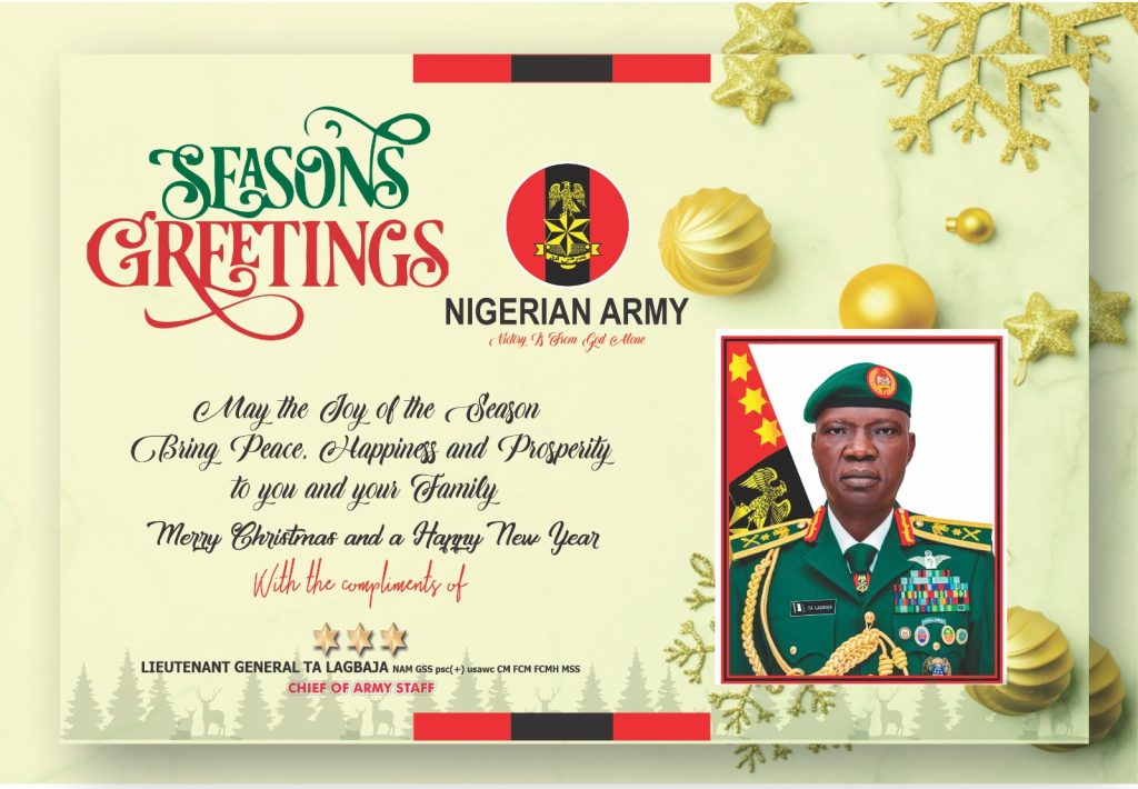 Yuletide: COAS Greet Troops on Christmas, New Year Celebrations