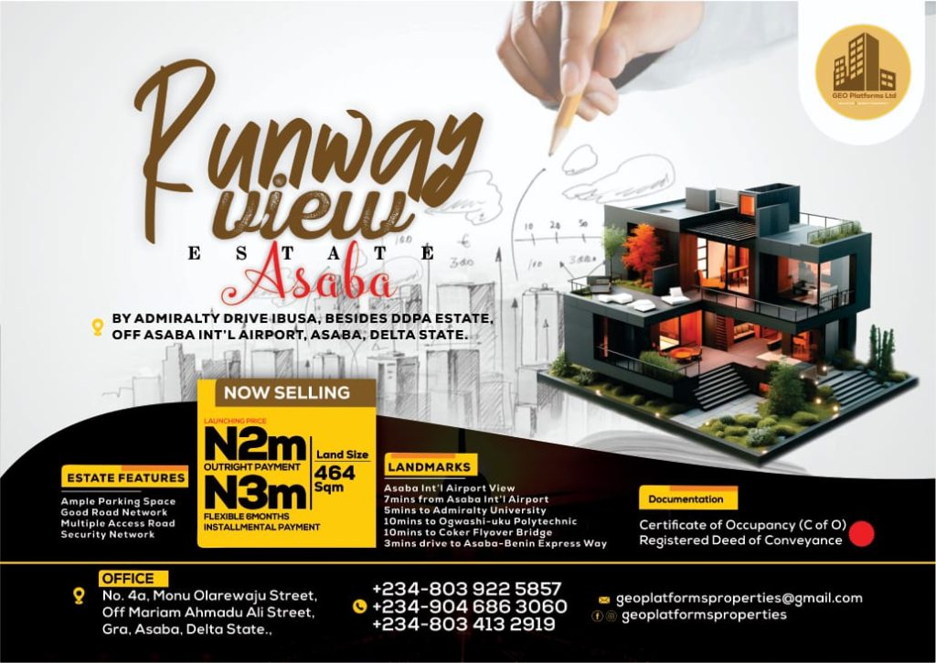 New Landed Properties Unveiled by GEO Properties in Asaba