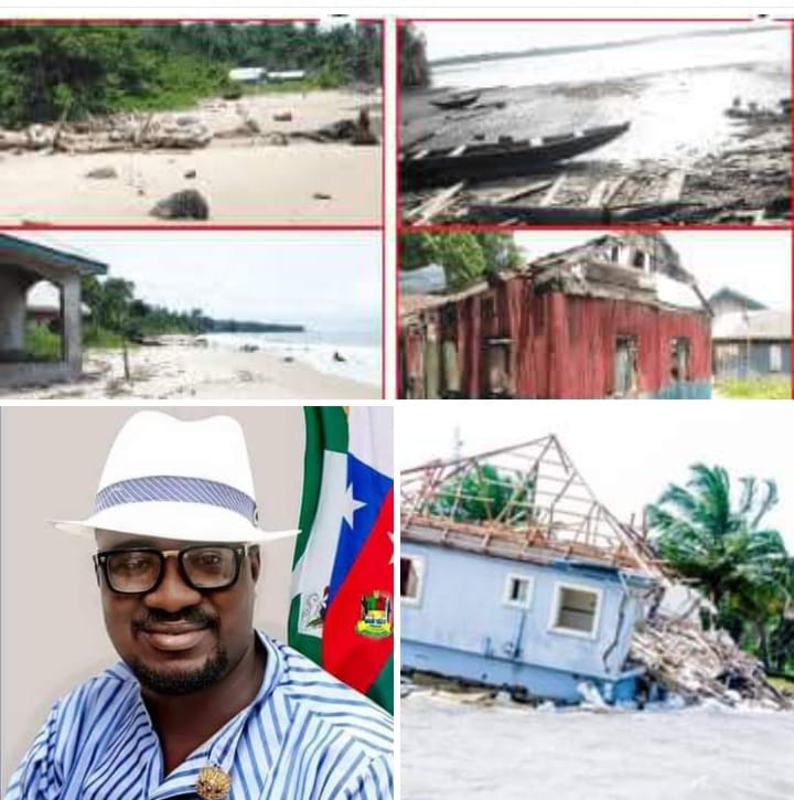 Rising Sea Level Threatens Sangana Community, Dr. Bina Calls For Federal Govt, NDDC Urgent Intervention.