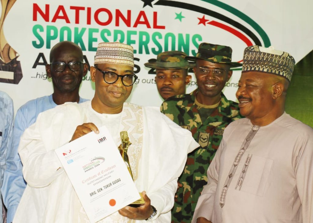 Jubilations as Brigadier General Gusau Bags 2024 Outstanding Military Spokesperson Award