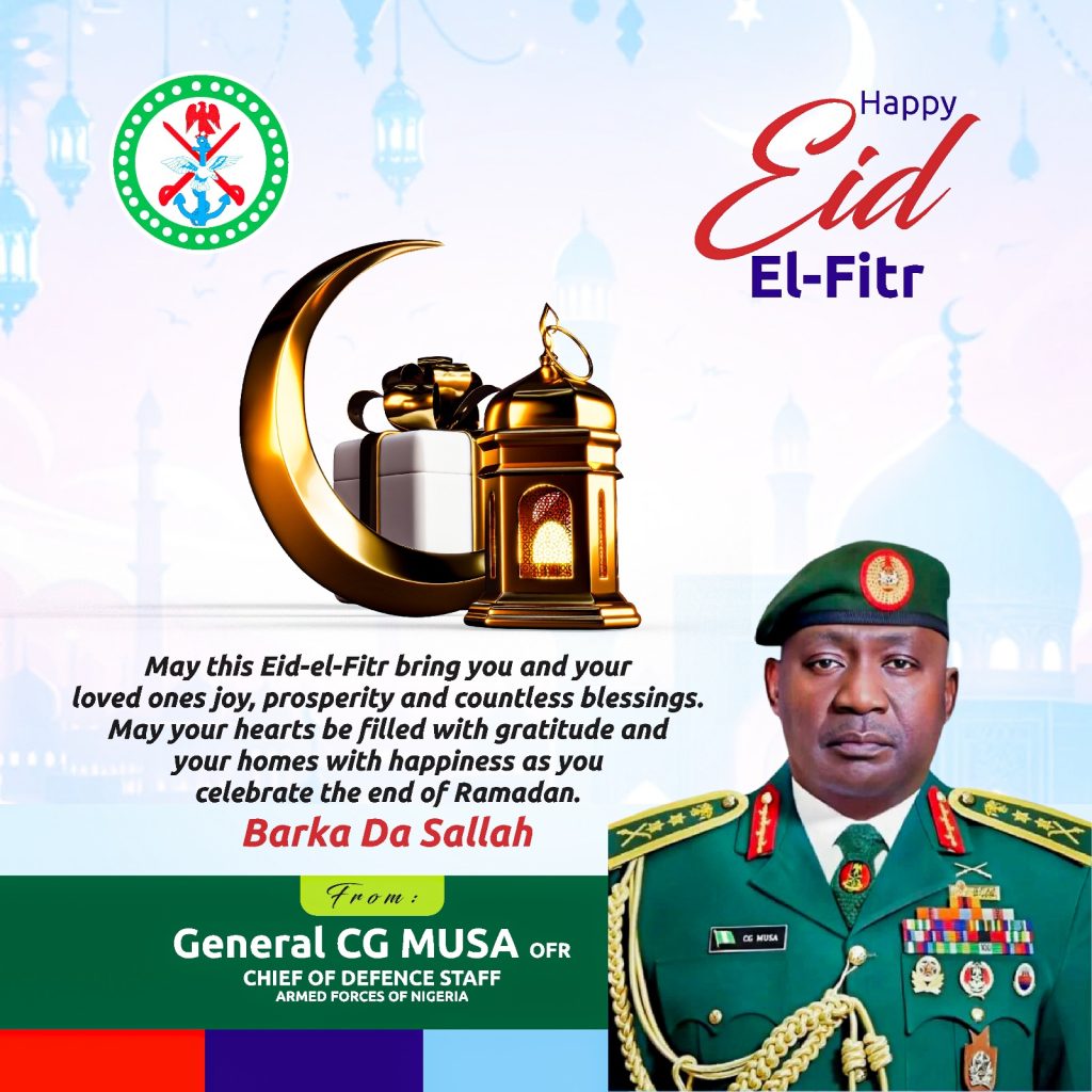 CDS Felicitates with Muslim Faithfuls on the Occasion of the 2024 Eid-El-Fitr Celebrations