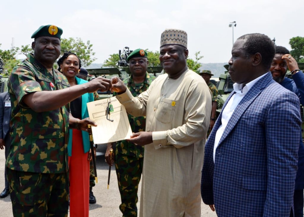 DHQ Takes Delivery of Improved Version of APC to Curb Insecurity in Nigeria