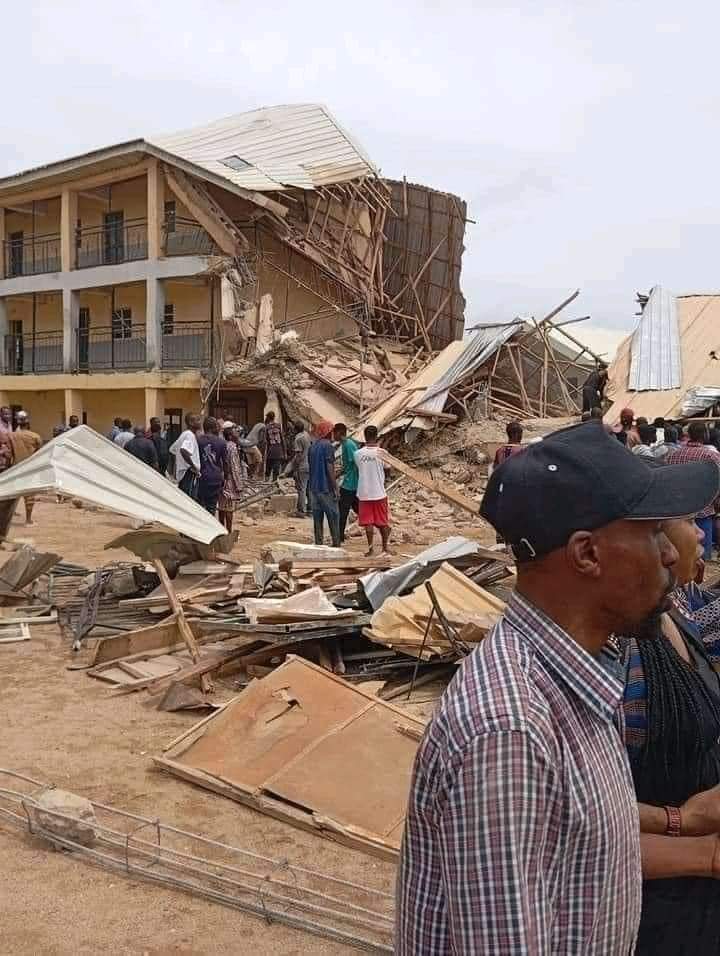 Jos building collapse: Mutfwang orders immediate closure of Saints Academy as death toll stands at 22, declares a 3-day state mourning