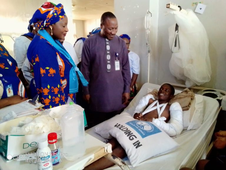 24 casualties of Jos school collapsed building, remain hospitalized as Catholic Women Organization reach out to survivors