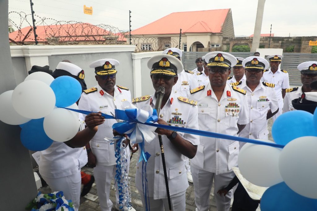 Naval Chief Provides A 2 Bedroom Bungalow For Widow Of Fallen Hero Who Sacrificed His life In service To The Nation