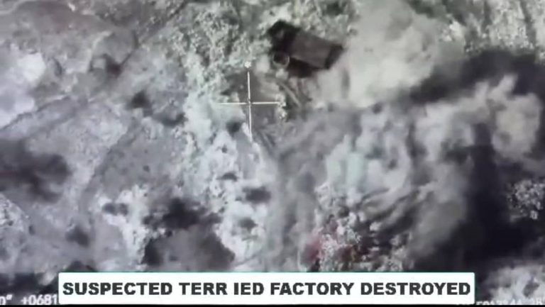 Air Strikes Destroy Suspected Terrorists Enclave, IED Factory At Grazah In The Mandara Mountains