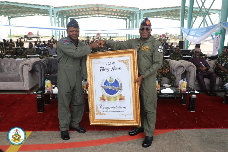 CAS CELEBRATES NAF PILOTS AS THEY LOG 10,000 FLIGHT HOURS ON THE A-29 SUPER TUCANO FLEET