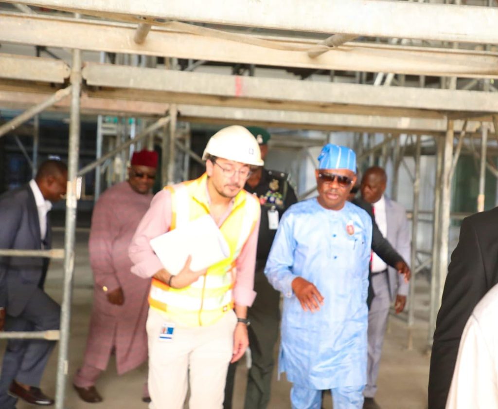 FCT MINISTER INSPECTS ONGOING ICC RENOVATION AND ROAD PROJECTS IN THE FCC