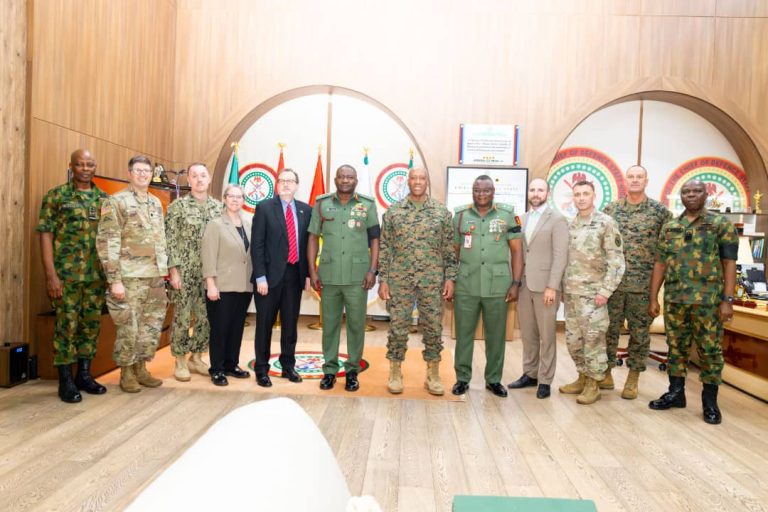 US AFRICOM Commander Pays Visit To Defence Chief, Commends Military Approach In Tackling Insecurity