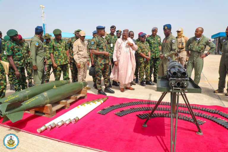 Defence Minister Commends NAF’s Operational Readiness, Flaggs Off Air Campaign Under Operation Fansan Yamma