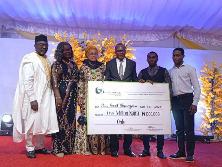 NAF Officer Wins 2024 Prestigious Biogenerics Integrity, PFIZER Excellence Award For Hospital Pharmacists At PSN Conference