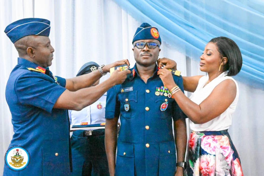 Hon. Tajuddeen Urges Newly Promoted NAF Officers To Renew Their Commitment To Combating Terrorism, Banditry In Nigeria