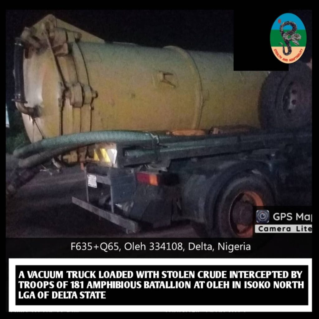 Troops Arrest 46 Oil Thieves, Deactivates 23 Illegal Refining Sites