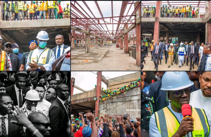 ABANDONED OBA MARKET IN BENIN ROARS BACK TO LIFE, AS GOV OKPEBHOLO SETS COMPLETION DATE FOR JUNE NEXT YEAR