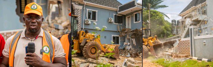 CULTISM: EDO STATE GOVERNMENT DEMOLISHES FOUR HOUSES IN EDO NORTH, ARRESTS OVER 20 SUSPECTS