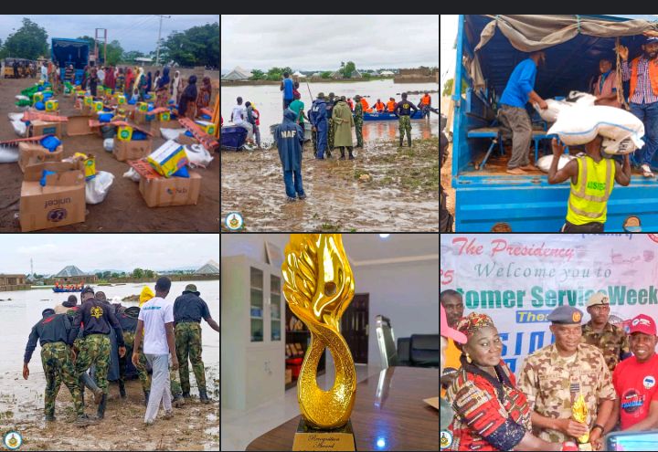NEMA Presents  Award Of Excellence To NAF for Outstanding Humanitarian Service