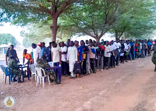 Recruitment Exercise For 2025: 20,000 Applicants Nationwide Participating, As Aptitude Test On Going