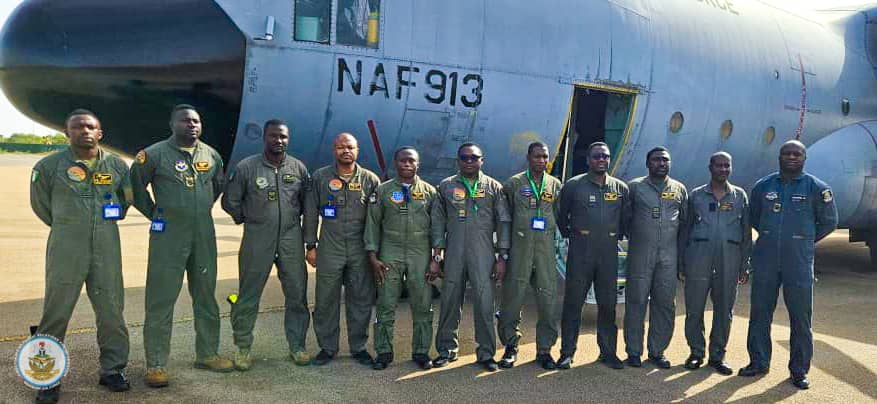 NAF C-130 Aircraft Which Made A Precautionary Landing In Burkina Faso, Arrives Safely In Accra, Ghana