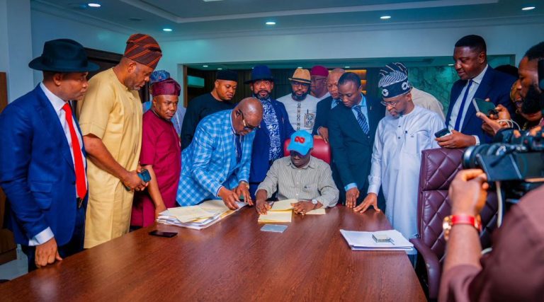 Gov Okpebholo sign 2026 Appropriation Bill of N939 Billion Into Law