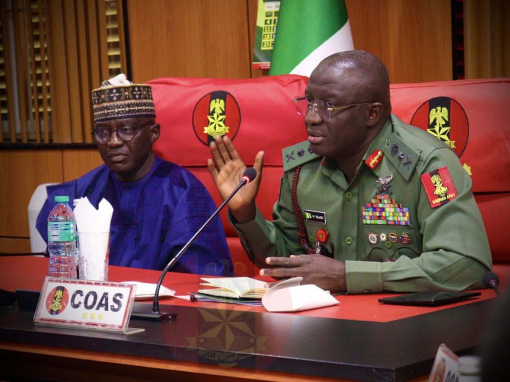 COAS Restates Army’s Resolve To Partner With Relevant Agencies In Addressing Challenges Of Refuges, Others