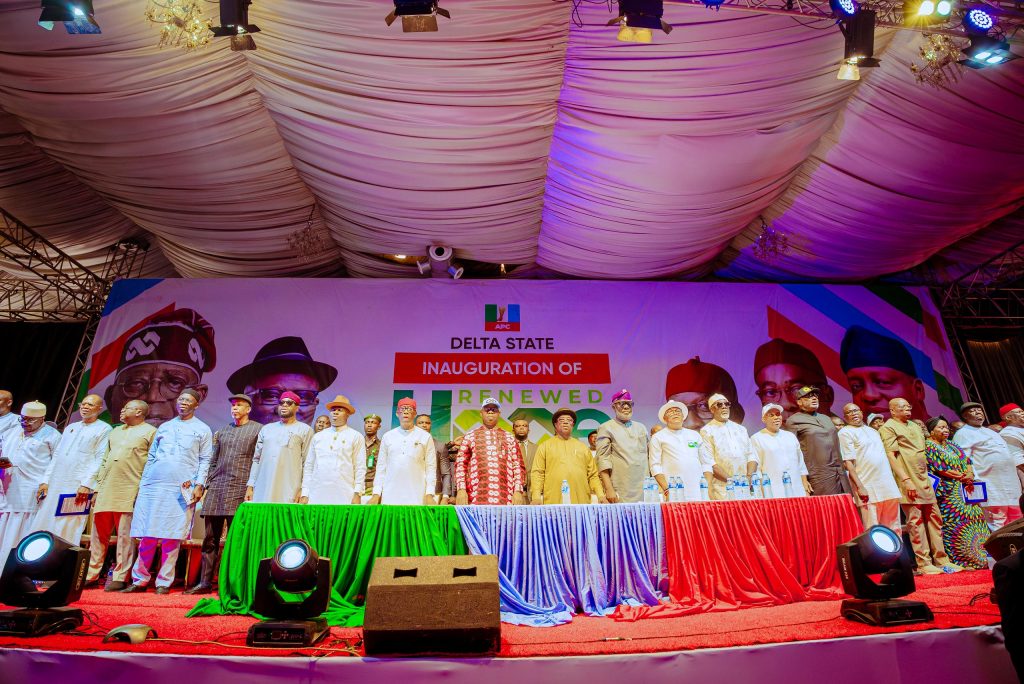 Oborevwori Urges Renewed Hope Ambassadors To Task Grassroots Leaders On Unity, As He Inaugurates LG, Ward Coordinators