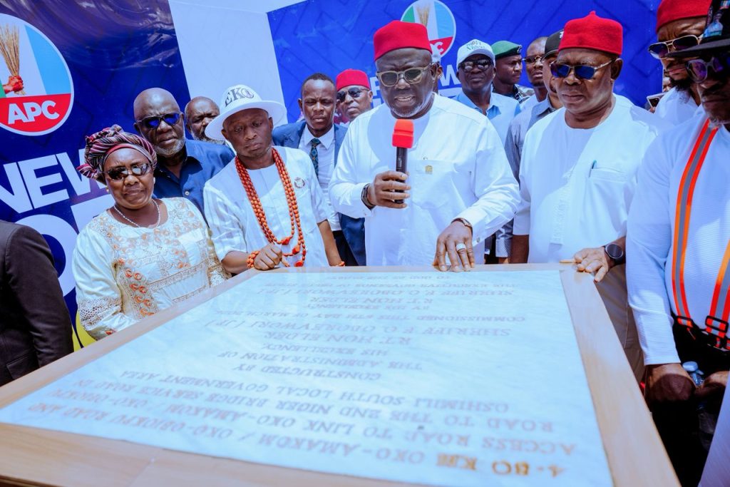 Gov Oborevwori Inaugurates Multiple Road Projects In Oko, Asaba Axis, Awards Phase Two Of Oko Road Project For N16.9 Billion