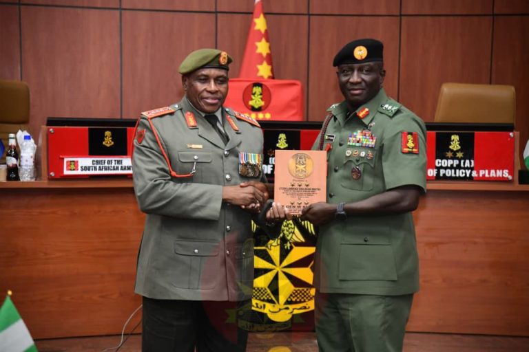 Nigeria, South Africa Deepen Defence Partnership As South African Army Chief Visits NDC