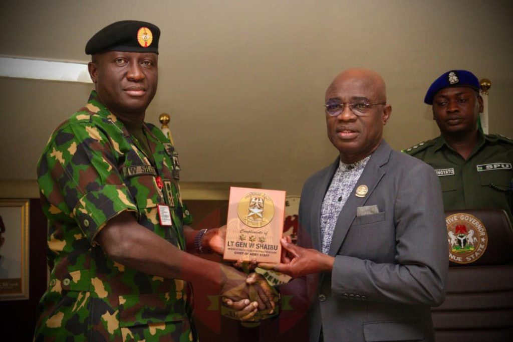 Gov. Alia Lauds President Tinubu For His Total Support To Military Operations Nationwide